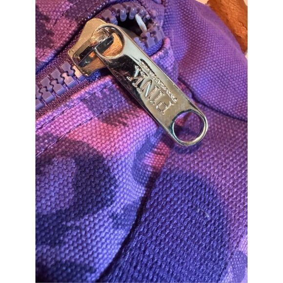 Victorias secret  pINK purple leopard canvas vintage y2k duffle bag fashion - Picture 7 of 8